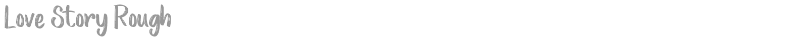 Love Story font preview